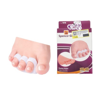 پد سه حلقه اسپنکو ژل برای پیشگیری از انگشت چکشی و درمان پینه پا