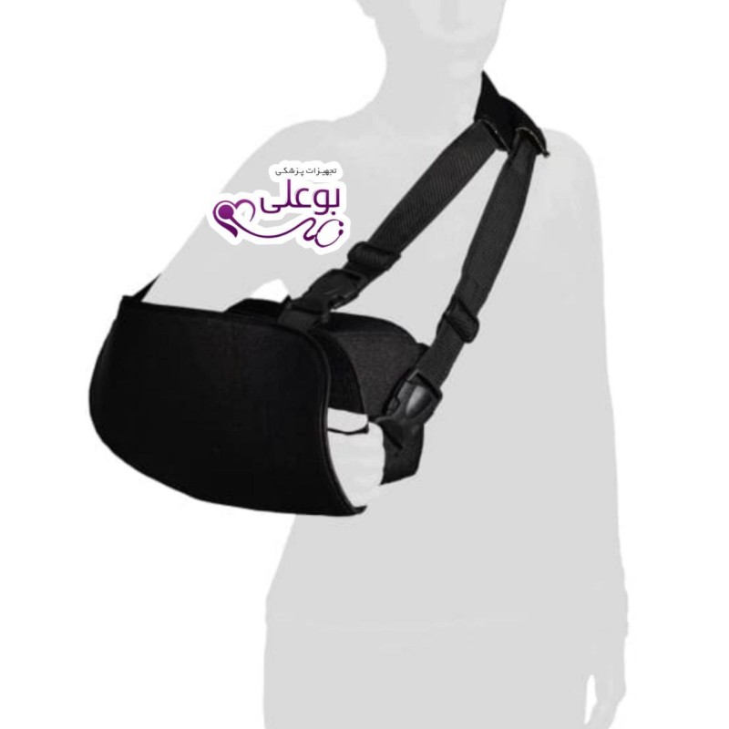 آویز دست آبداکشن ۴۵ درجه آدور برای حمایت از شانه و بازو پس از جراحی، با طراحی ارگونومیک و بند قابل تنظیم